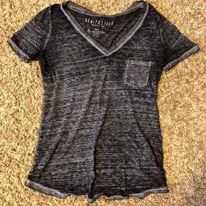 Black and grey T-shirt